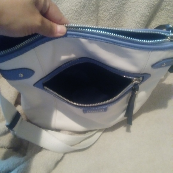 Coach White Leather Cross Body Bag - Picture 5 of 7